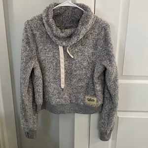 Sherpa Fleece hoodie Crop
